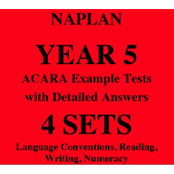 Detailed answers to the ACARA NAPLAN Example Tests - Year 5
